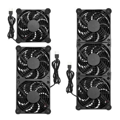 Router Cooling Fan PC Coolers TV Box Wireless Quiet 5V USB Power 120mm Fan Protective Net for Router Modem TV Box