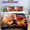 Haaland'S Firestorm Print 3Pcs Bedding Setduvet Cover With 2 Bedropillowcase Home Birthday Gift