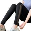 Ice Leather Yoga Pencil Pants Mesh Female Tight Trousers Women Sharkskin Pants  for Summer