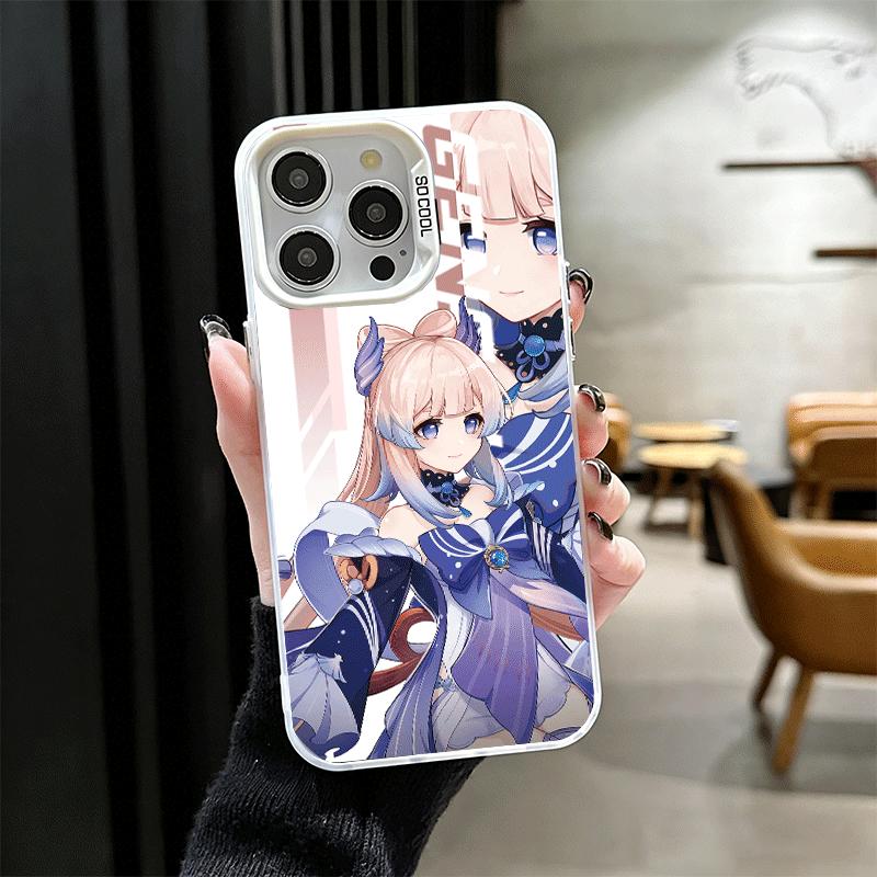 Genshin Impact Desgin Shockproof Phone Case for iPhone 17 Air 16 16E 15 Pro Max 14 Plus 13 Mini 12 Back Cover Anti Fall Fundas