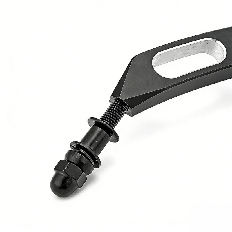 2 Pieces Sturdy Aluminum Motorcycle Mirrors Including Protective Layer For Older Bike Styles