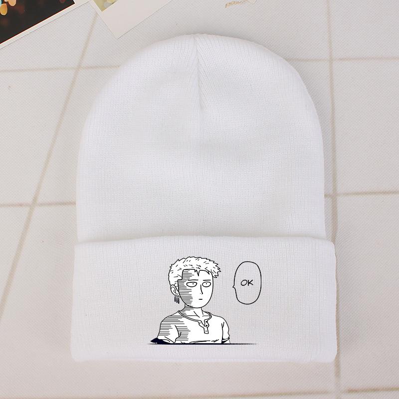 Janpanese Anime Winter Hats for Unisex Luffy New Beanies Knitted Hat Autumn Female Beanie Caps Warmer Bonnet Ladies Casual Cap