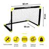 But de Football - Dunlop - Mini-Goal - Pliable - 90x59x61cm - Pour Enfants