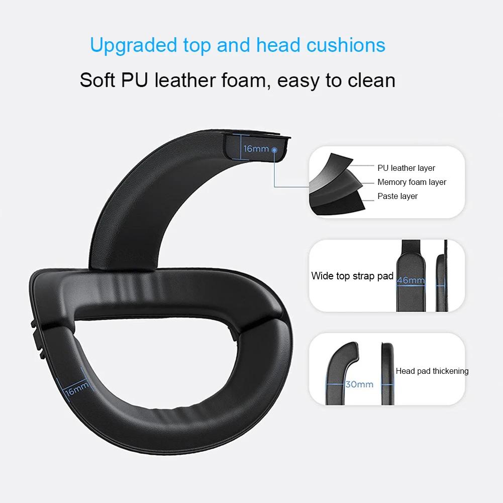 For Meta Quest 3 RGB Head Strap Adjustable Elite VR Head Strap with Pressure Reduction&Rechargeable 8000mAh Battery Accessories