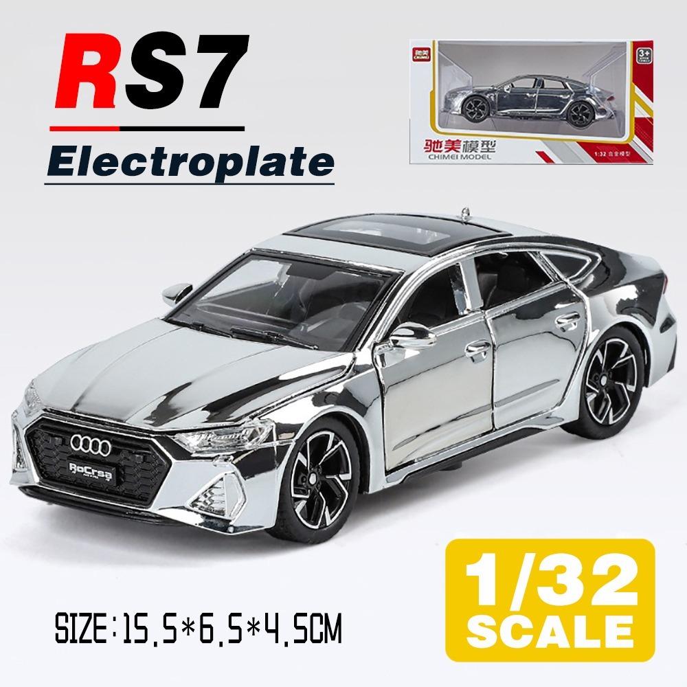 

1/32 масштаб RS7 литая модель автомобиля литые машинки игрушки коллекция подарок для детей мальчик девочка 1/32-Size:15.5*6.5*4.5cm серебряный