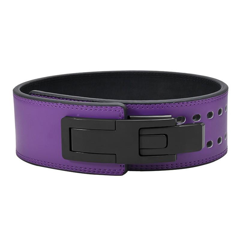 Cowhide Bodybuilding Exercise Squat Hard Pull Strength Weightlifting Professional Lever Buckle Belt Protection Power Waist