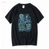 Vintage Haunted Mansion T Shirt The Halloween Vintage Washed Soft Casual Fashion Comfortable Designer Clothes Streetwear