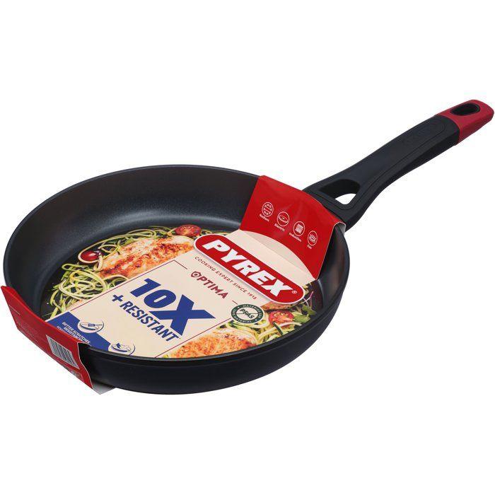 Poele - PYREX - 1455018 - En aluminium forgé - Antiadhésif - 26 cm - Sans PFAS