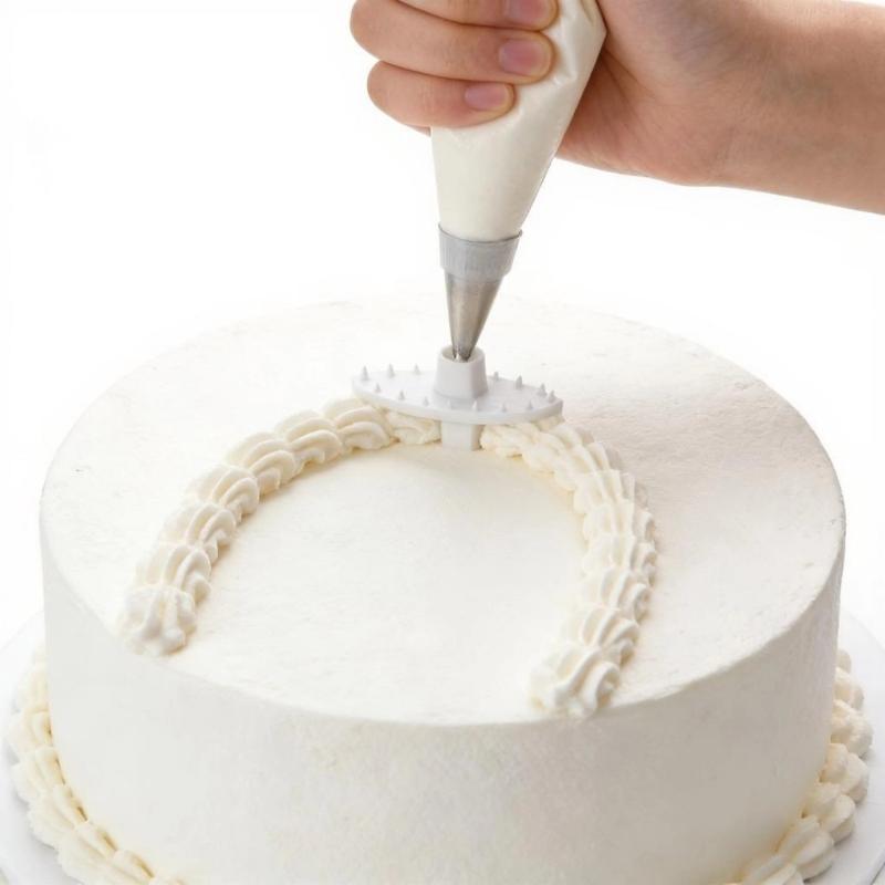 6Pcs Cake Decorating Guide Tool Swag Marker Piping Guide Templates For Perfect Arch Ruffled Designs On Cakes And Pastries