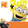 Capsule toys Set Miniones Kevin Bob Gru 3D Eye Despicable Miniones with weapon Action Figures Toys for kids Xmas Gifts