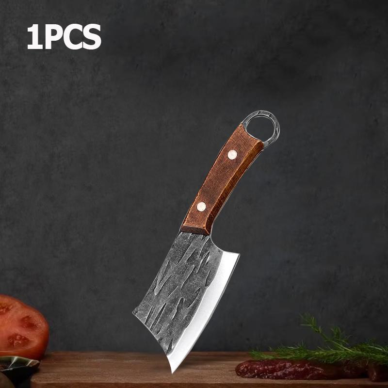 Multifunctional Kitchen Knife Meat Cleaver Fish Slicing Boning Knives Forged Butcher Knife Wooden Handle Knife Kitchen Supplies