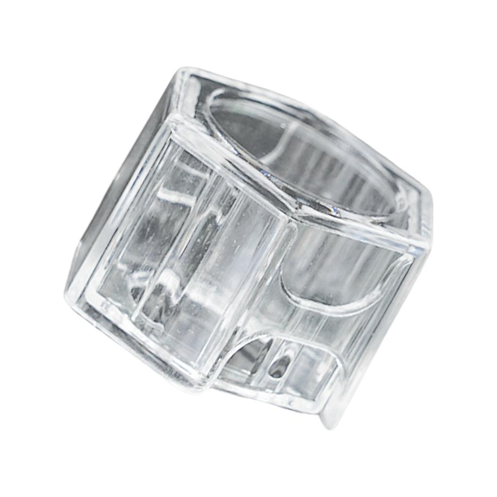 Acrylic Billiard Chalk Powder Box Clear Storage Shell Billiard Chalk Storage Box Chalk Protective Cover Easy To Use