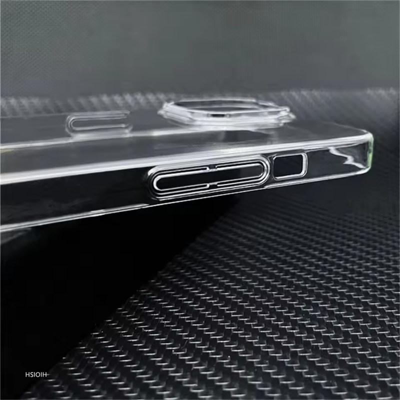 Ultra Clear PC Hard Case for iPhone 11 12 13 14 15 16 Pro X XR XS Max Mini Plus Case Slim Transparent Protective Back Cover