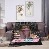 Dungeon Crawler Carl Princess Donut Flannel Blanket Girls Soft Throw Blanket Winter Bedroom Bedspread Sofa Bed Cover