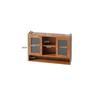 Wardrobe - MUVOE - 90 Cm - Double Sliding Door - Solid Wood - Brown