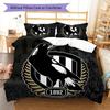 Magpies Roar Bedding Quilt Set Quilt Cover Pillowcase Home Decoration Birthday Gift (1 * duvet cover + 2 * pillowcase, without core)