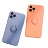 Suitable for Samsung Note20ultra liquid silicone phone case S25plus ring holder all-inclusive lens case