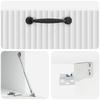Wall Mounted TV Cabinet High Gloss White 59.5 x 41 x 30 cm