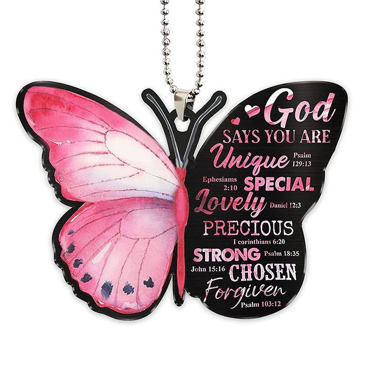 Cartoon Style Acrylic Car Interior Accessories Festive Hanging Decorations