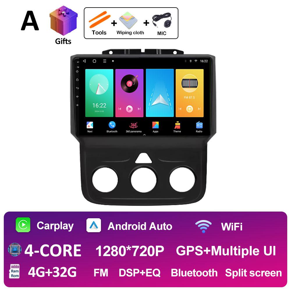 GPS Android Smart System For Dodge Ram 1500 2500 3500 2013 2014 2015 2016 2017 2018 DSP Stereo Car Multimedia Video Player WIFI