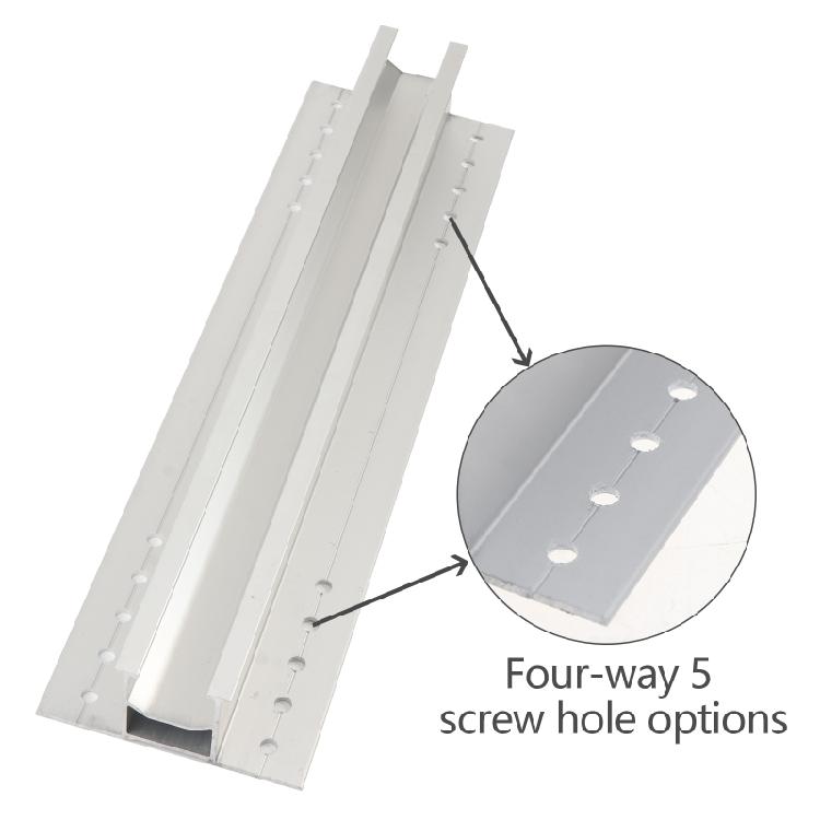 Roof Mount Solar Panel Short Rail Solar Panel Mounting Bracket Easy to Install