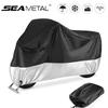 Motorcycle Cover Motorbike Waterproof Outdoor Storage Bag Heavy Duty Motorcycle Scooter Shelter Protection Cover with Lock Holes