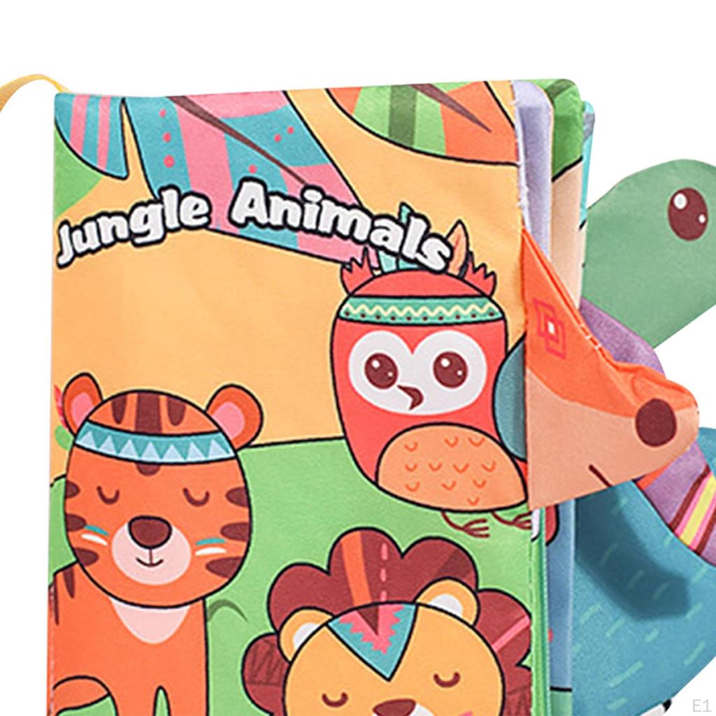 Baby Cloth Book Toy Sensory Toys Montessori Crinkle for