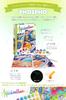 AQUARELLUM PHOSPHO Aquarellum Watercolor Painting Kit Coloring Book French Coloring Book Paint Set Type Official Japanese Product Glow-in-the-dark