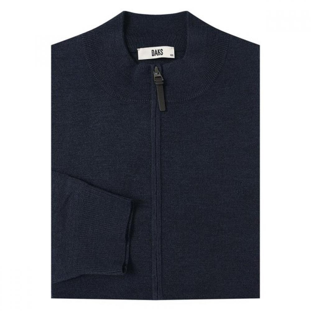 DakS Men S Wool Blend Solid Zip Up Cardigan dma1Swzu101n1