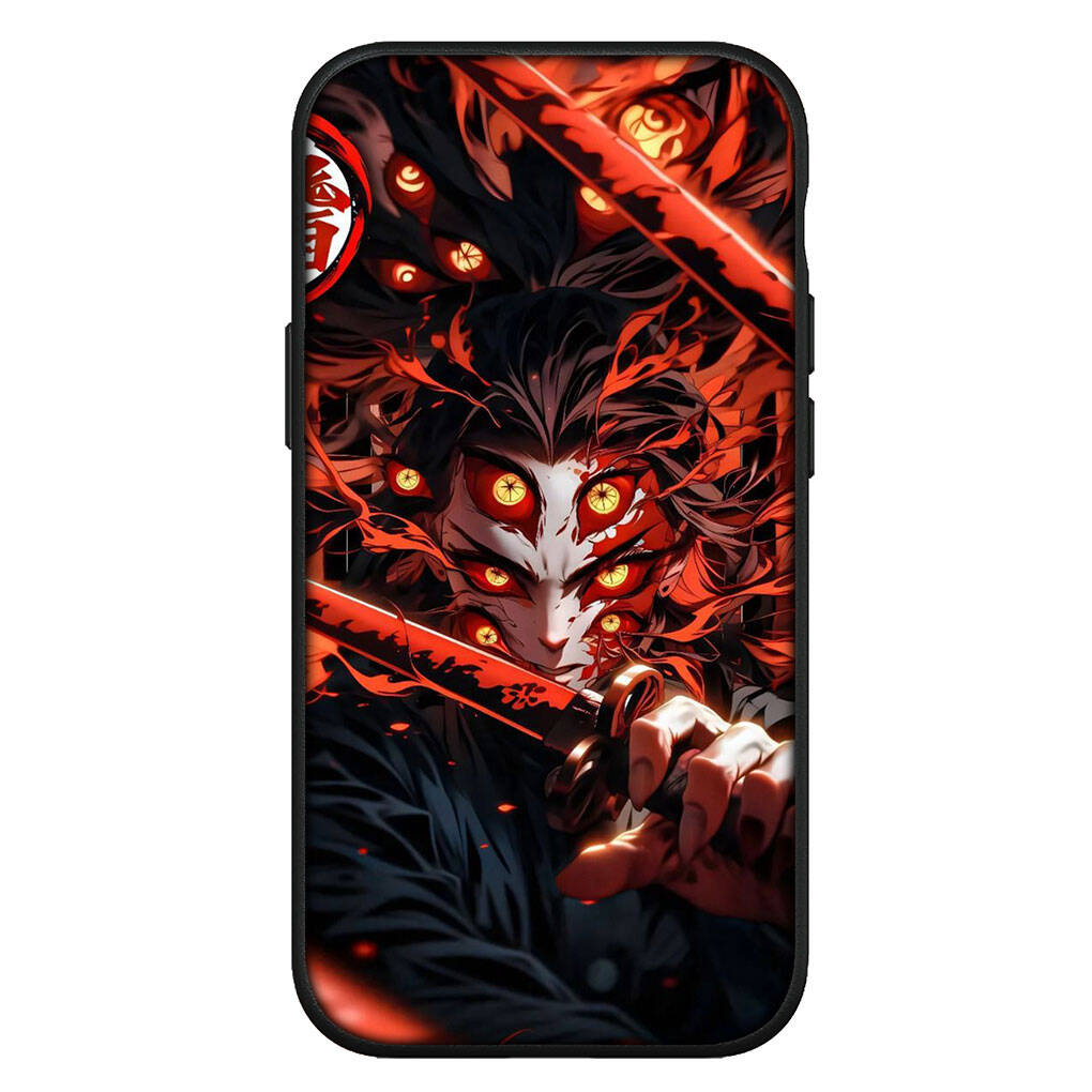 for iPhone 17 16 15 Xiaomi Poco F7 F8 X7 X6 C85 C75 M8 Redmi Note 14 13 12 11 Pro Max 14C 13C A3 A4 Phone Case Demon Slayer Kamado Tanjiro Kokushibo