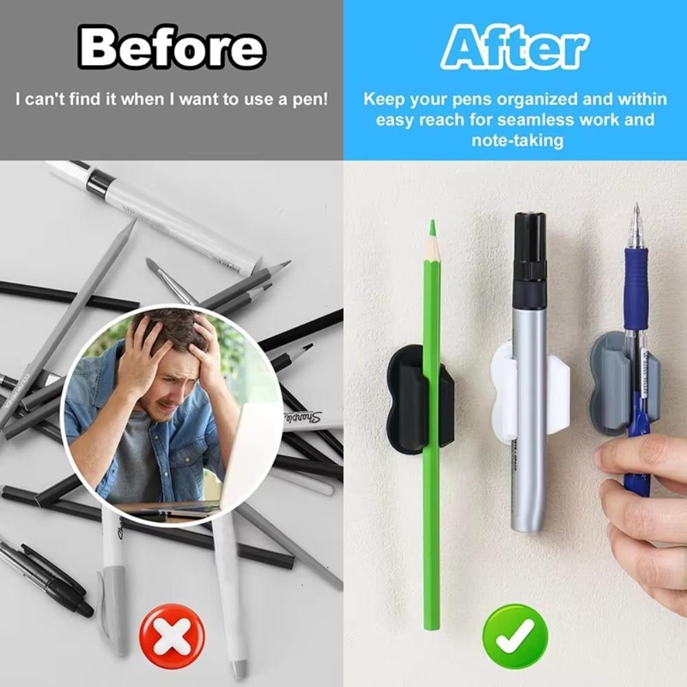 Silicone Pen Holder Portable Pencil Clip New Writing Buckles  Students