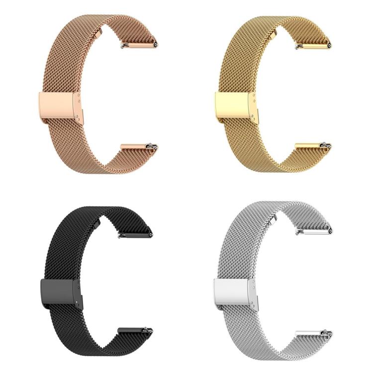 Neuer Eingang 22mm xDfind Schnalle Metallgeflecht Uhrenarmband Smartwatch Zubehör