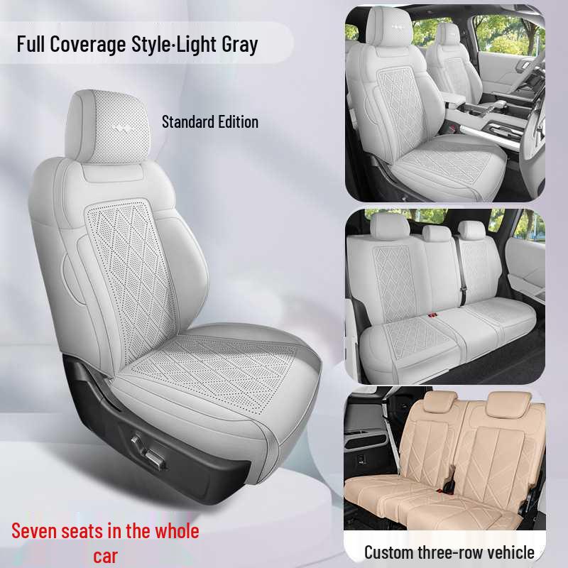 BYD Yangwang 8 Suede Car Seat Cover - All-Season Full Coverage Cushion Pad