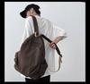 Retro Forest Canvas Backpack for Girls - Japanese Harajuku Style, Simple & Versatile for High School Students