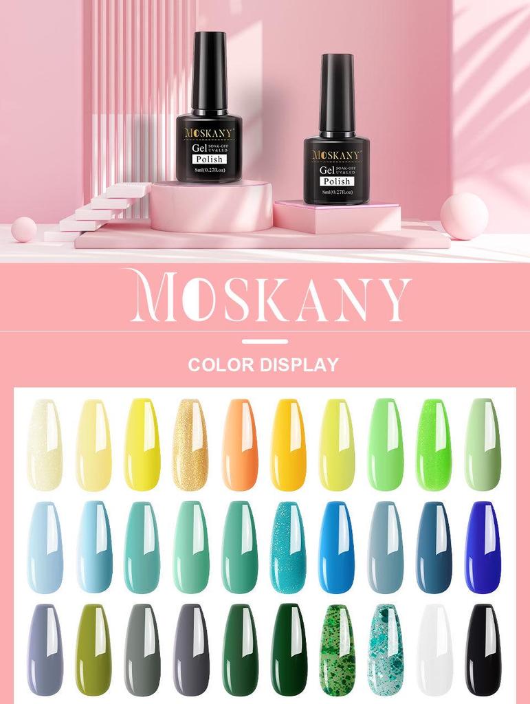 Complete Nail Polish Kit for Beginners: Professional UV Light Therapy Machine and Gel Set