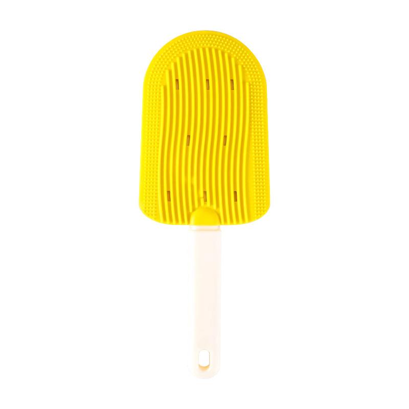 Ice-cream Shaped Double-Sided Cat Grooming Brush Convenient Carrying Light Shedding Dog Massage Comb Pet Grooming Supplies