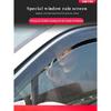 For Nissan March Micra 2010-2022 Outer Trim Chrome Accessories Deflectors Visors Rain Guard Door Visor Vent Shades Ventvisor