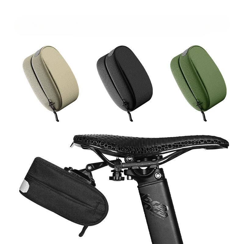 ENLEE Road Bike Quick Release Tail Bag Seat Cushion Installation Adjustable 0.3L Capacity Anti-splashing, Riding Equipment