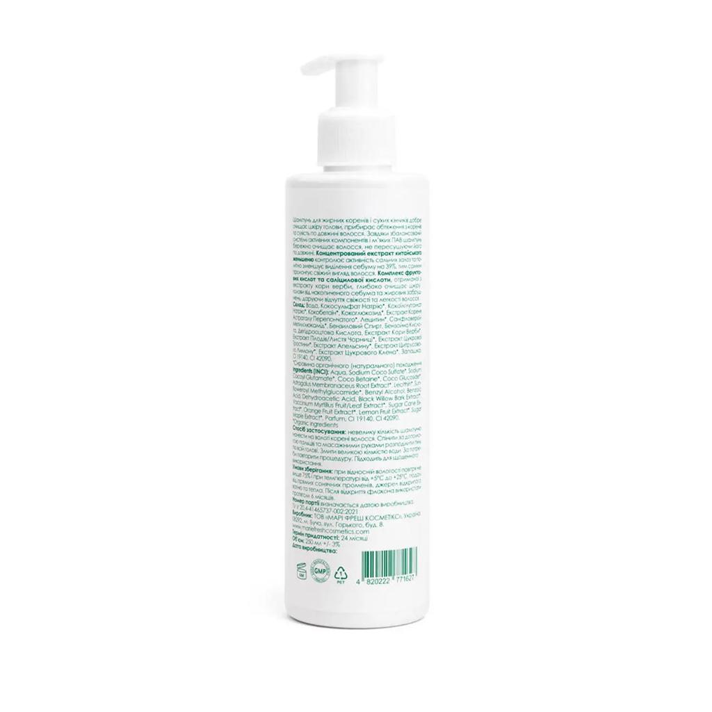 Shampoo for Oily Roots and Dry Hair Ends Root & Tips Balancing Marie Fresh 250 Ml