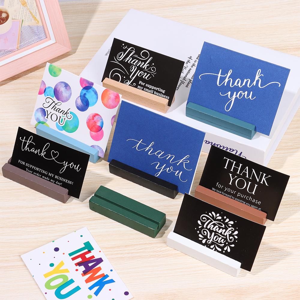 Natural Wood Notes Clips Photo Holder Paper Clamp Stand Table Numbers Holder Support Place Card Desk Card Messages Xmas Decor