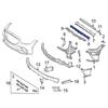 Front Bumper Bracket for Mercedes-Benz W223 S-Class (2238851400/8100/1500)