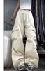 2024 American Retro High-Waist Women's Wide-Leg Workwear Pants