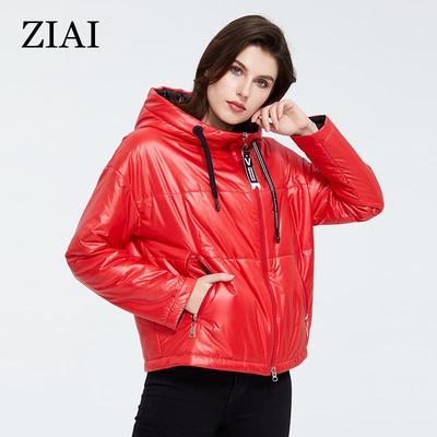 Μπουφάν Hooded Fashion Κοντό γυναικείο βαμβακερό παλτό ζεστό Αντιανεμικό casual
