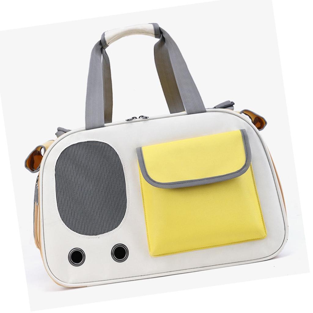 Pet Carrier Large Capacity Portable Single Shoulder Dog Pet Bag with Ventilation Window for Outdoor Travel