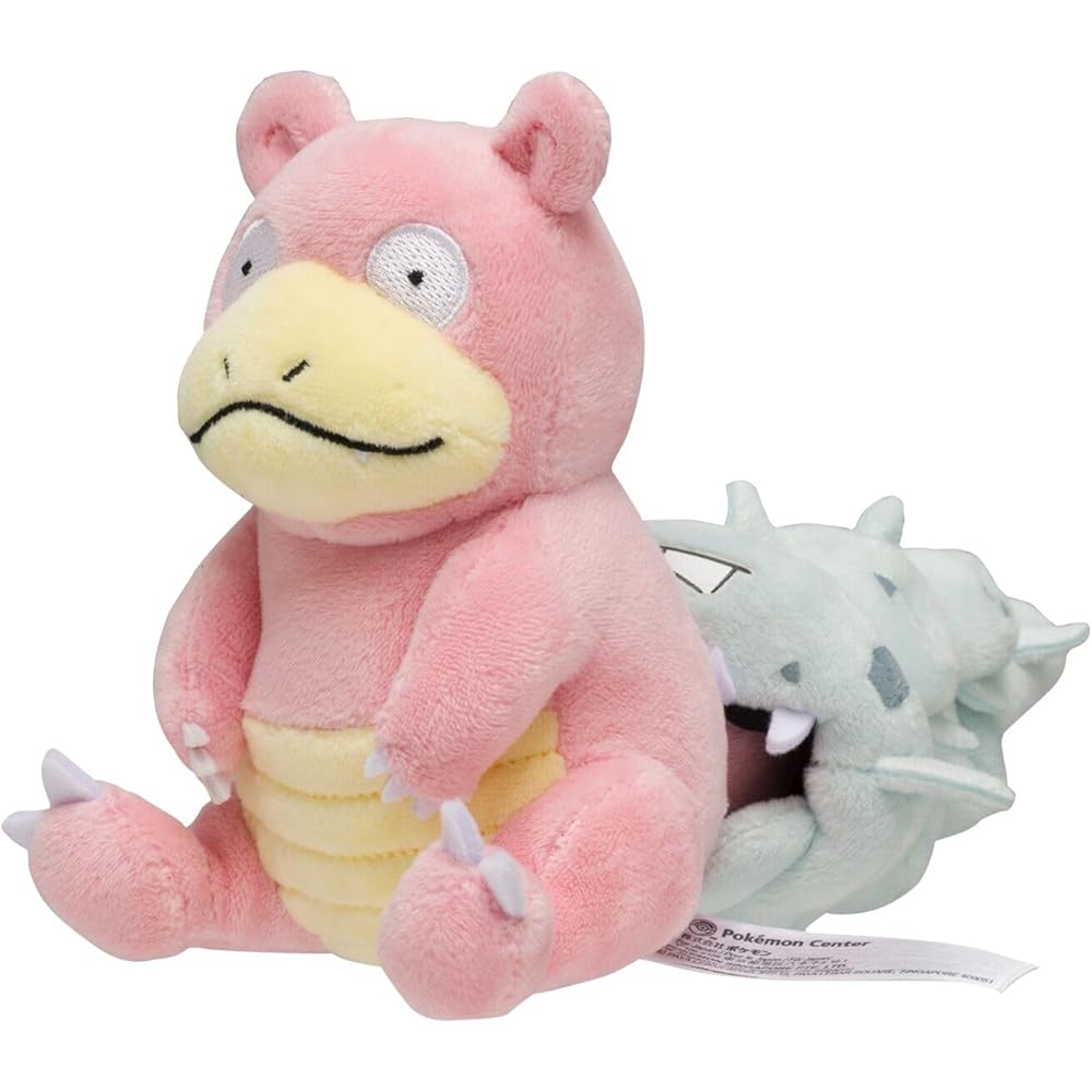 Pokmon Center Original Pokmon Fit Slowbro Plush Toy 12.5x22x9 cm