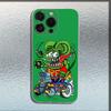 Rat F-Fink Art Design Phone Case For iPhone 16,15,14,13,12,11 Plus,Pro,Max,XR,XS,X,Plus,SE,Mini Transparent Soft Cover