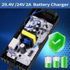 (5 Plugs) 29.4V 2A Fast Battery Charger Universal For 24V 25.2V 25.9V Lithium Battery Electric Scooter Replacement Charger - 5 In1 Plugs