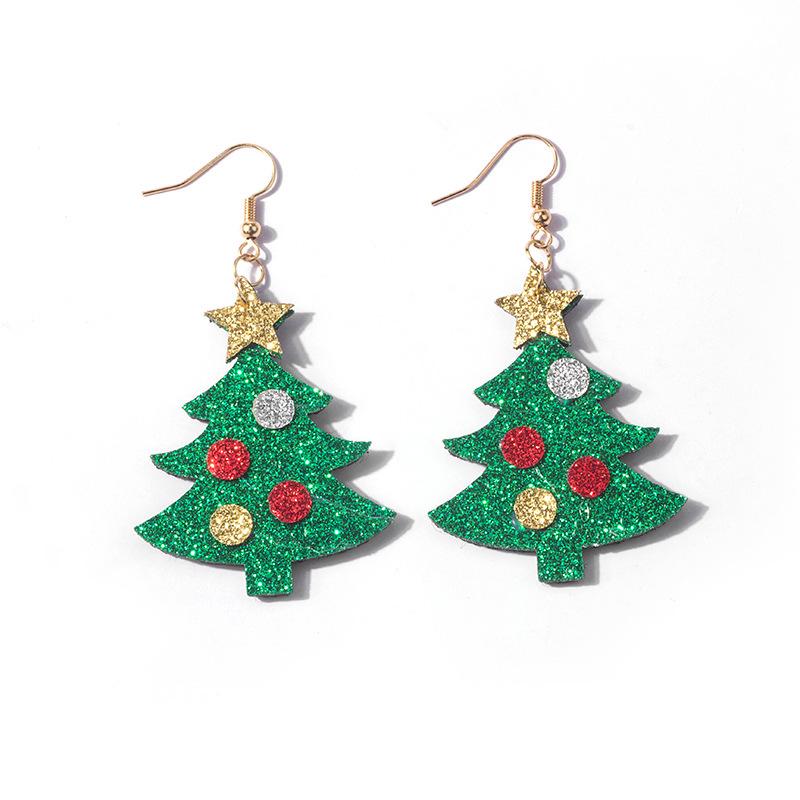 Cross-Border Cartoon Santa, Snowman, Reindeer Earrings - Personalized Cute Christmas Accessories