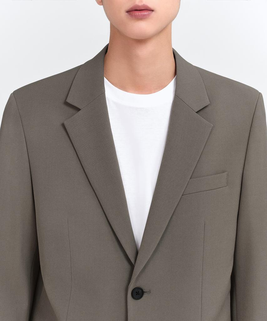 Musinsa Standard Relaxed Basic Blazer [Dusty Beige]