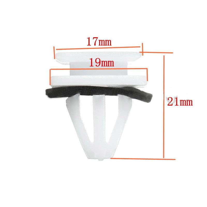 10Pcs Car Moulding Sill Panel Side Skirt Bumper Fender Trim Clip Fastener Retainer Accessories Fit For Honda CRV Civic Universal
